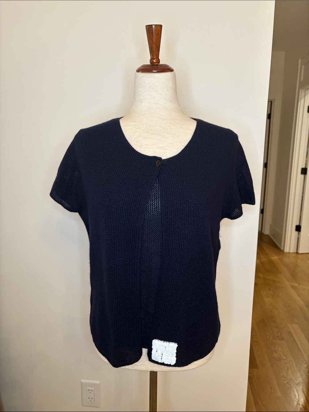 CHANEL Navy Cashmere Sweater Set